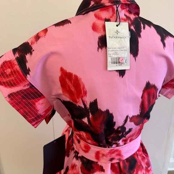 Tuckernuck dress, XS, print - falling roses, NWT - Picture 2 of 2